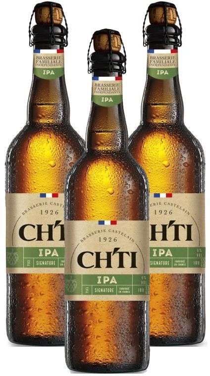 Cerveza IPA exclusiva - Chti - 6.00% ABV - 75cl x3