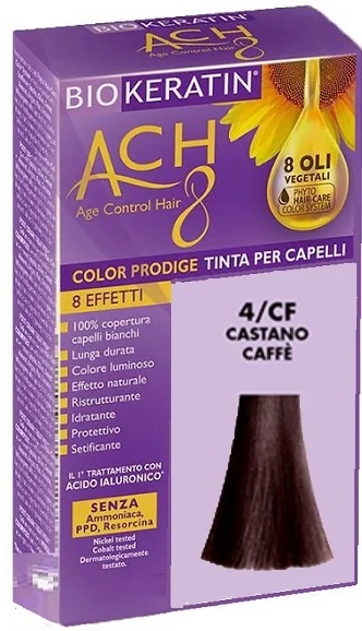 BIOKERATIN Biokeratin Ach8 4/Cf Tinte para el cabello Marrón Café