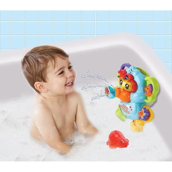 VTECH BABY Badspeelgoed - Lancelot de Waterolifant - Watersproeier - 12 maanden en ouder