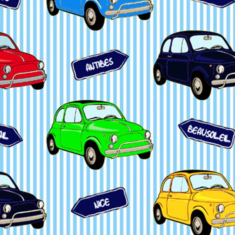 Zwempak voor jongens met Fiat 500 autoprint | FIAT© 500 Edizi