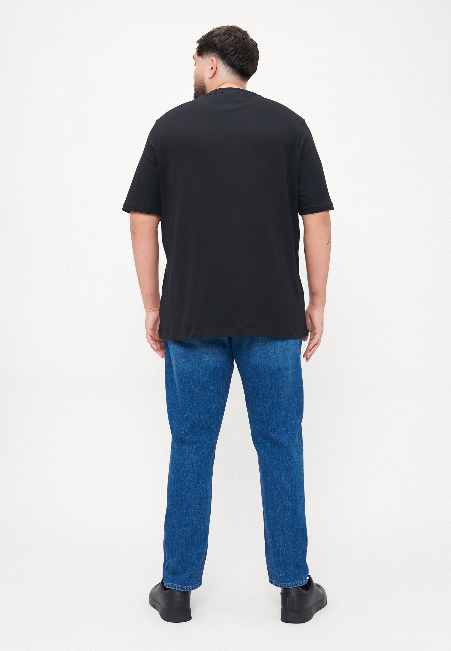 T-shirt graphique Tommy Hilfiger STACK - Imprimé noir