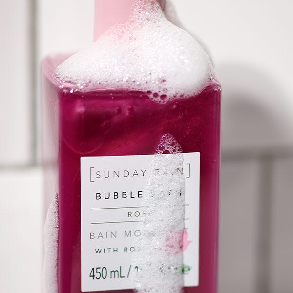 Badekar med boblerosa | 450 ml