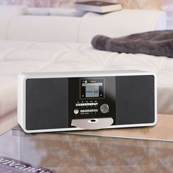 Radio multifuncțional DABMAN i200 CD, alb