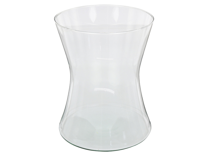 Wazon szklany 20 cm transparentny