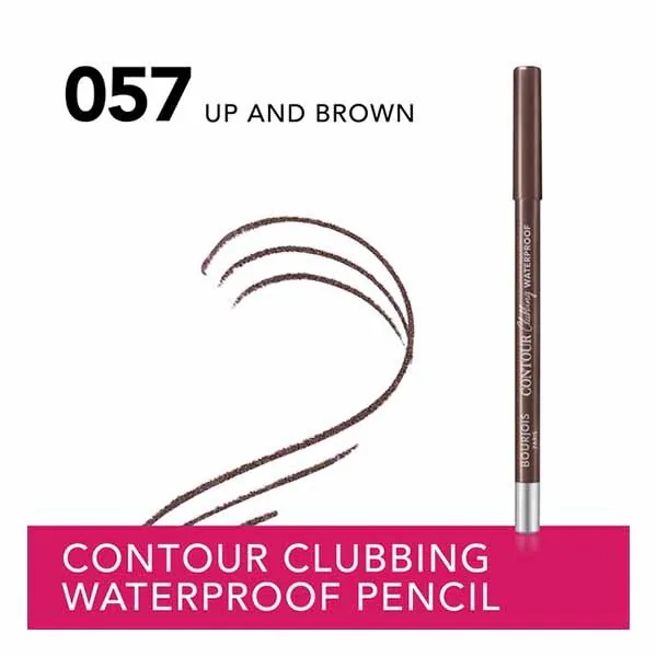 Voděodolná oční linka Bourjois Contour Clubbing - Up And Brown
