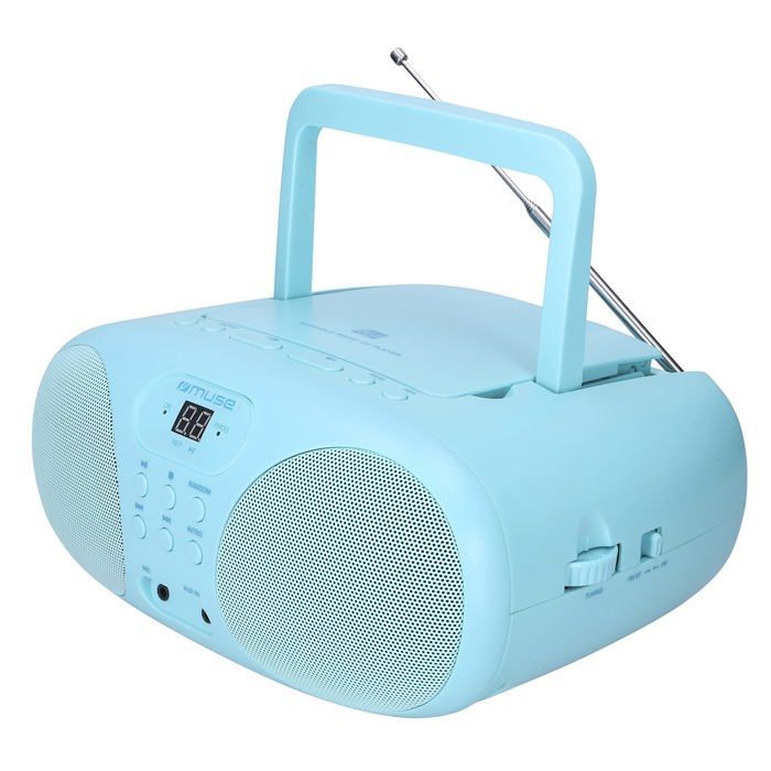 Radio-CD – Muse – MD-203 KB – Tragbarer FM-CD-Player mit Wiederholungsfunktion