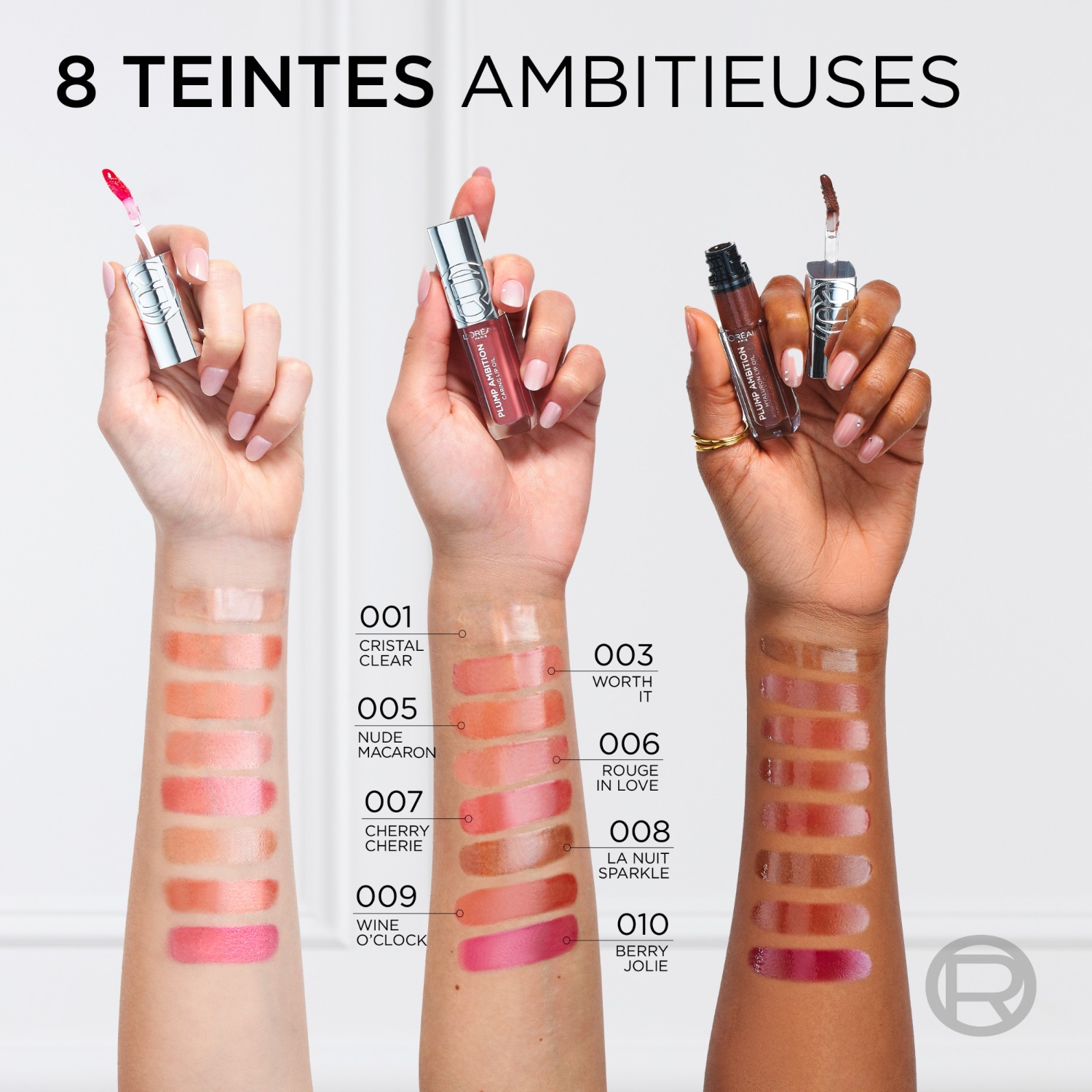L’Oréal Paris Plump Ambition Huile à Lèvres