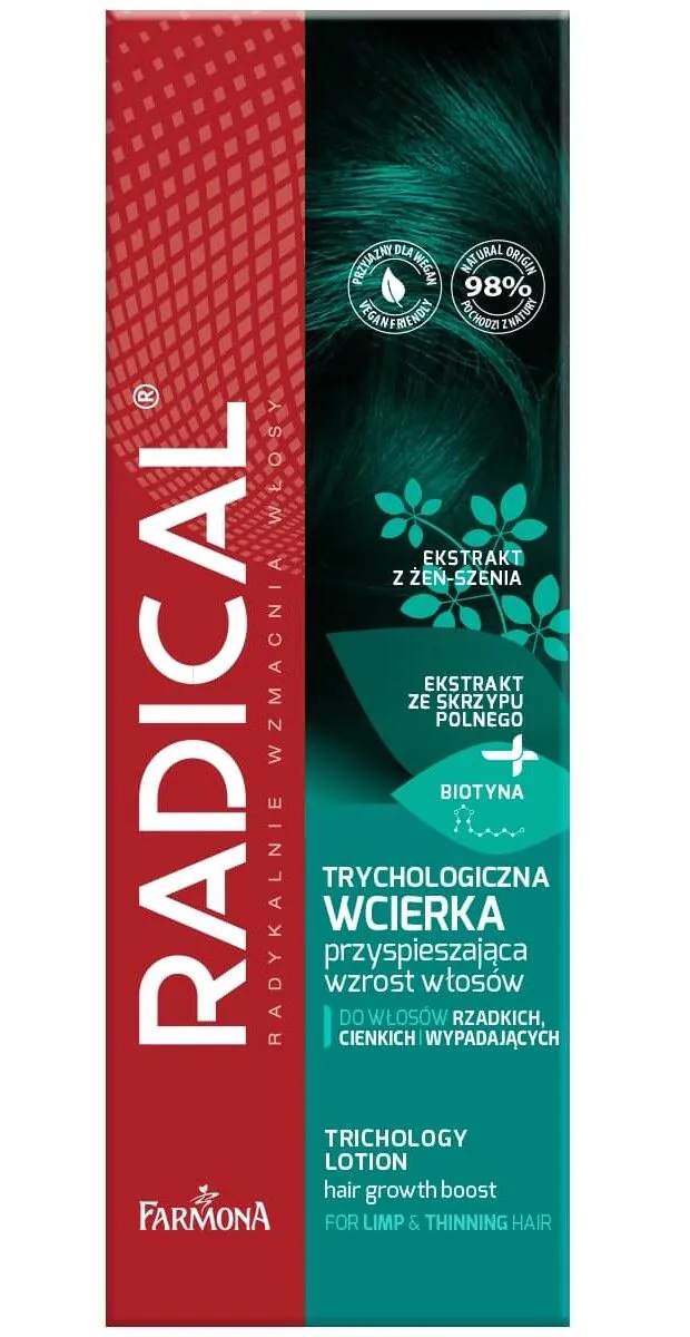Radical Trychologiczna Wcierka przyspieszająca wzrost włosów 100 ml