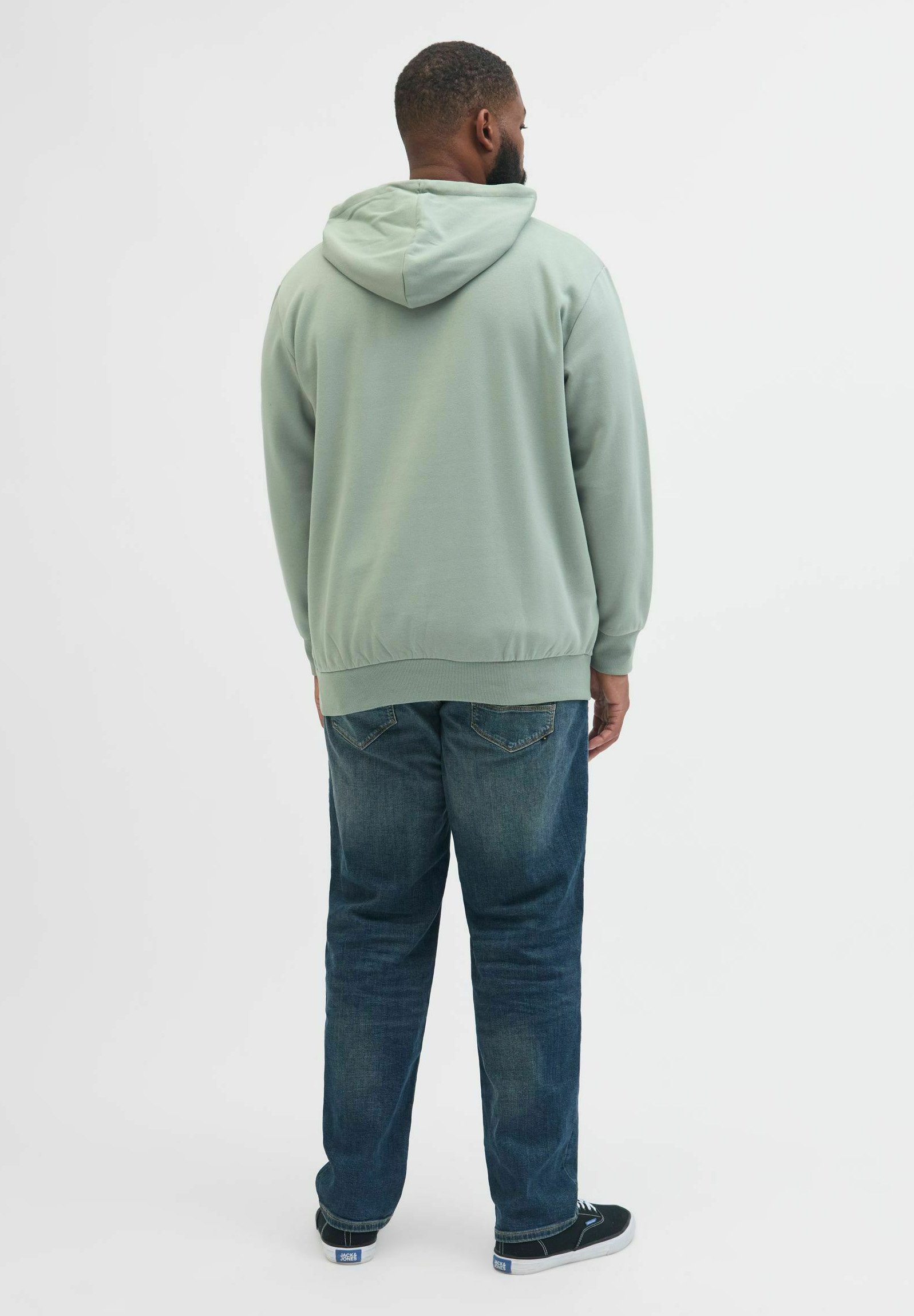 Jack & Jones Plus Size Logo - Hoodie - Eisberggrün