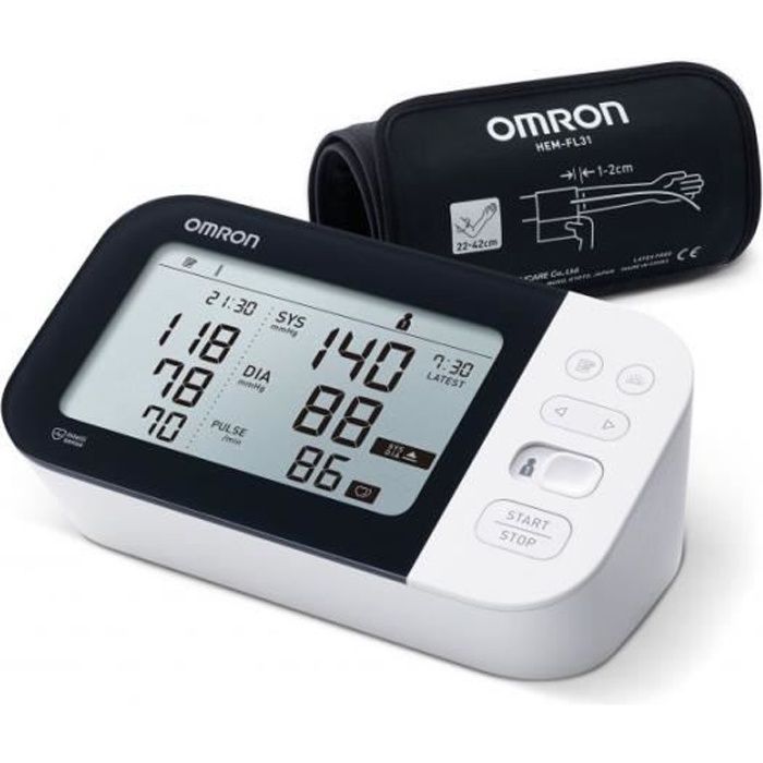 OMRON M7 Intelli IT IntelliWrapCuff: monitor electrónico de presión arterial para la parte superior del brazo