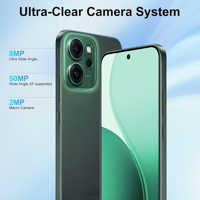OPPO Reno14 FS 5G Smartphone, 12 GB RAM, 512 GB Speicher, Blau, 6,57