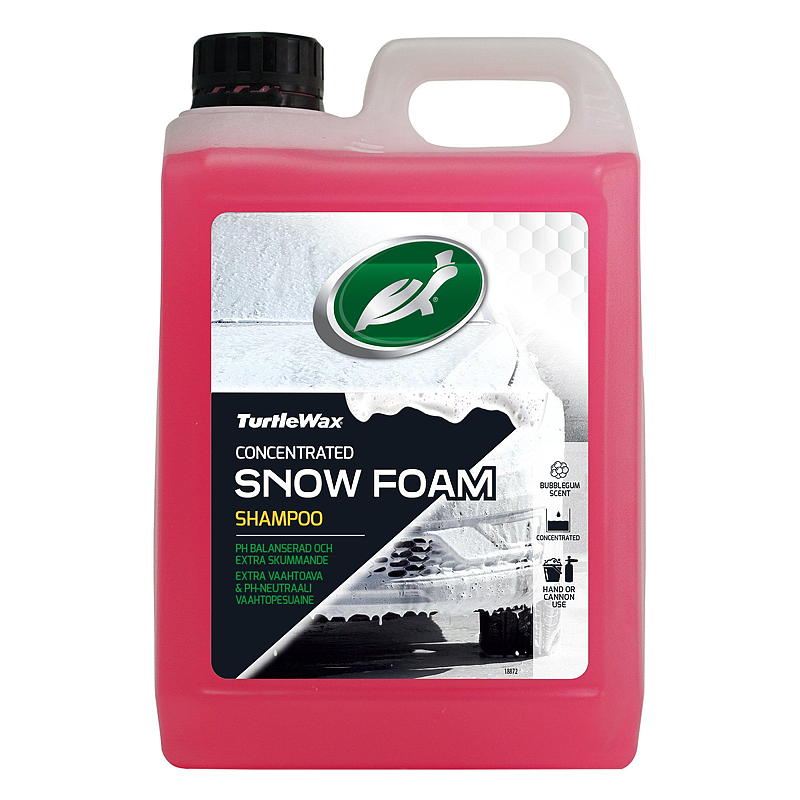 Champú Turtle Snow Foam 2,5 l, cera Turtle