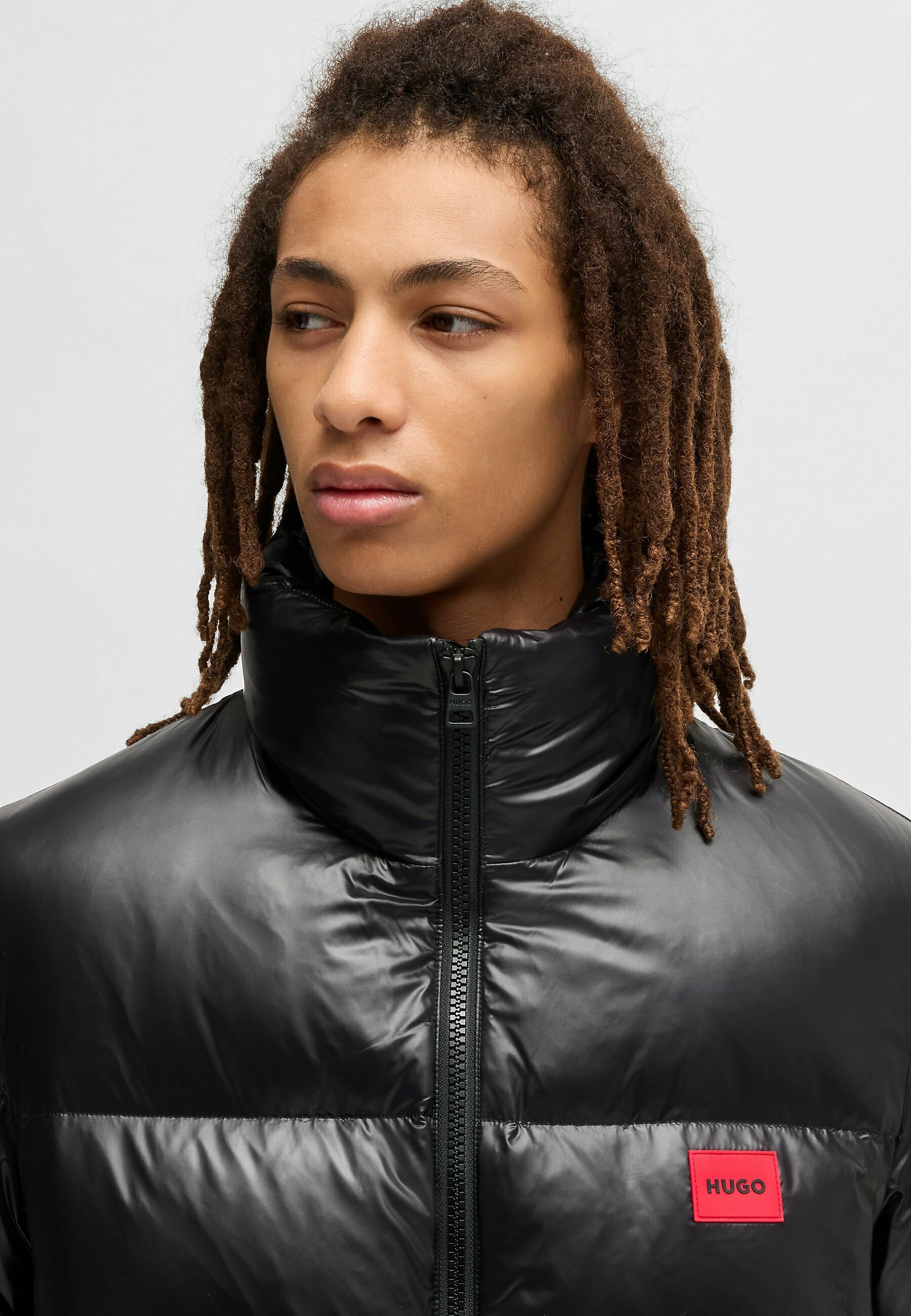 HUGO Daunenmantel - schwarz