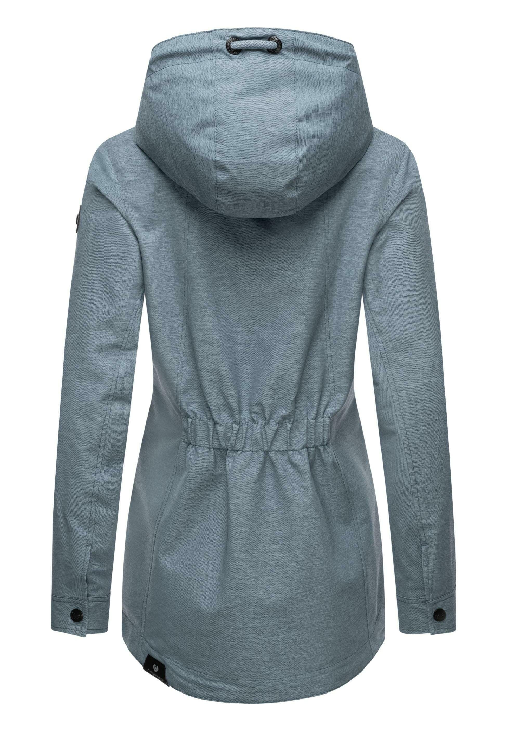 Ragwear ZUKA - Giacca impermeabile - blu pietra