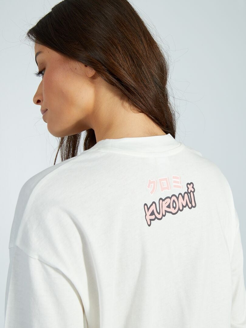 Hello Kitty 2-delige pyjamaset - wit