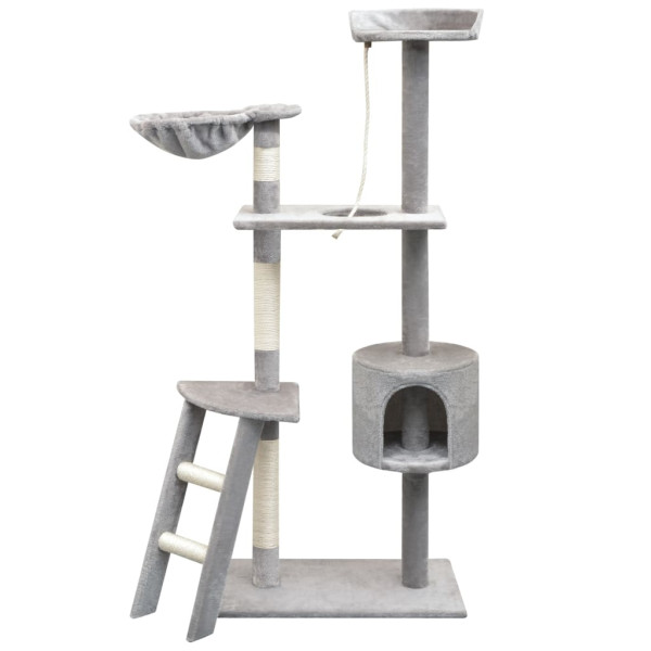 Drapak dla kota Szary 97 x 40 x 150 cm Plusz vidaXL