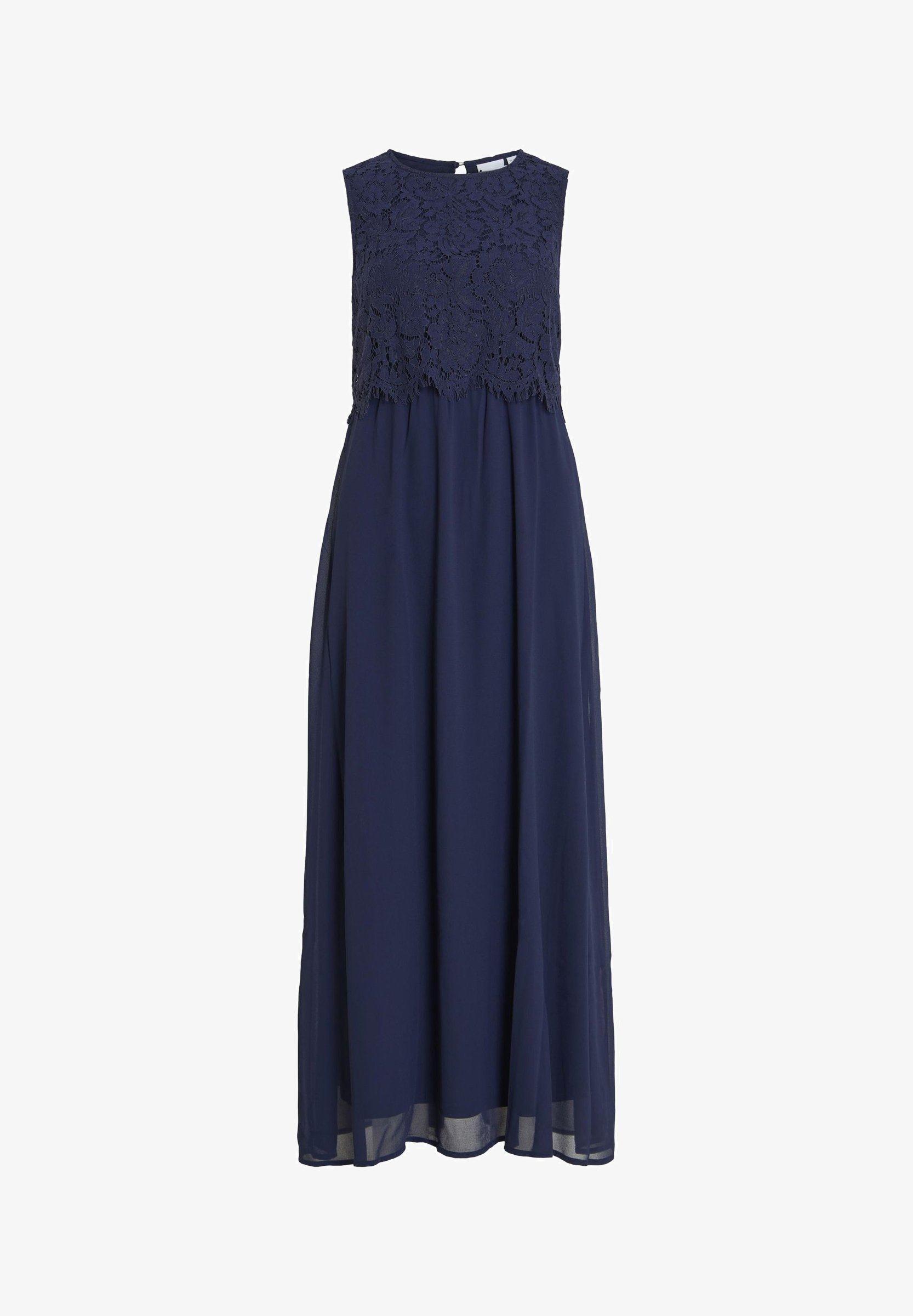 VILA VIMILINA DRESS - Abito lungo - blazer blu navy
