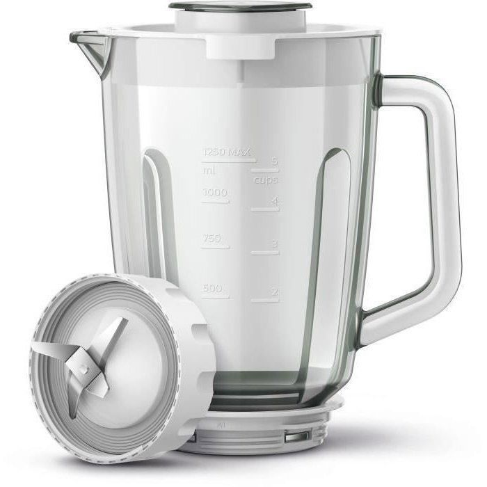 Frullatore - PHILIPS - HR2291/20 - Serie 3000 con tritatutto - 600W - 2L - Bianco