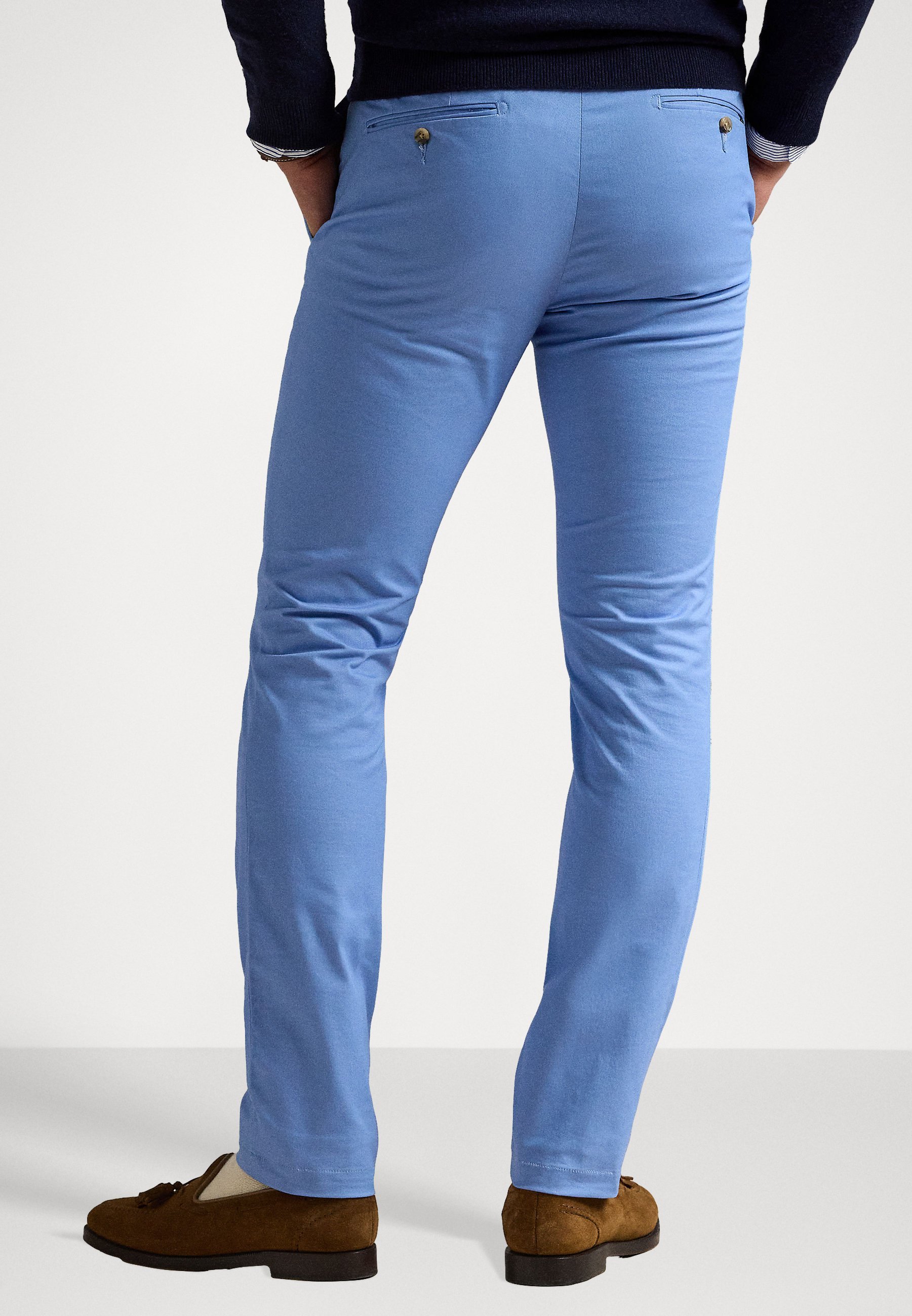 Polo Ralph Lauren STRETCH SLIM FIT CHINO HOUSES - Kangashousut - light blue
