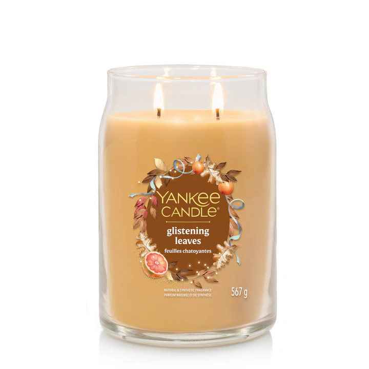 Signature Jar Candles Glistening Leaves - Candela Profumata