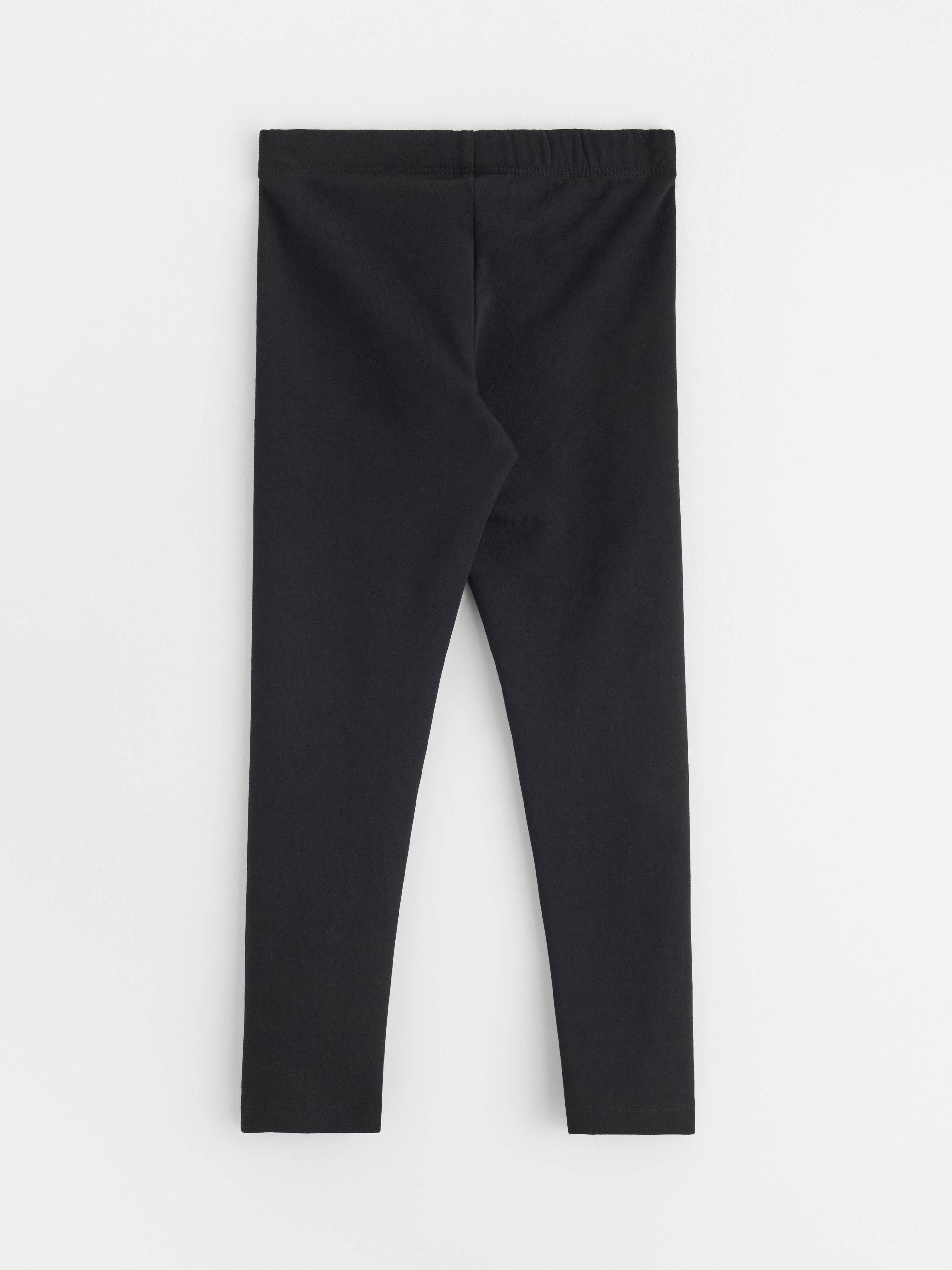 Leggings con interior cepillado negro