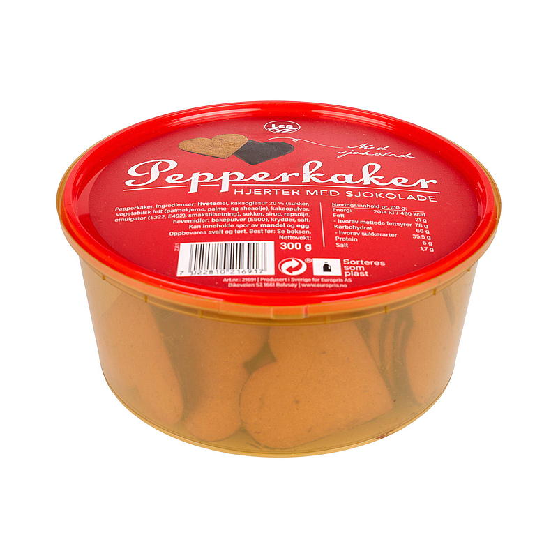 Lea Lebkuchenherzen mit Schokolade 300 g