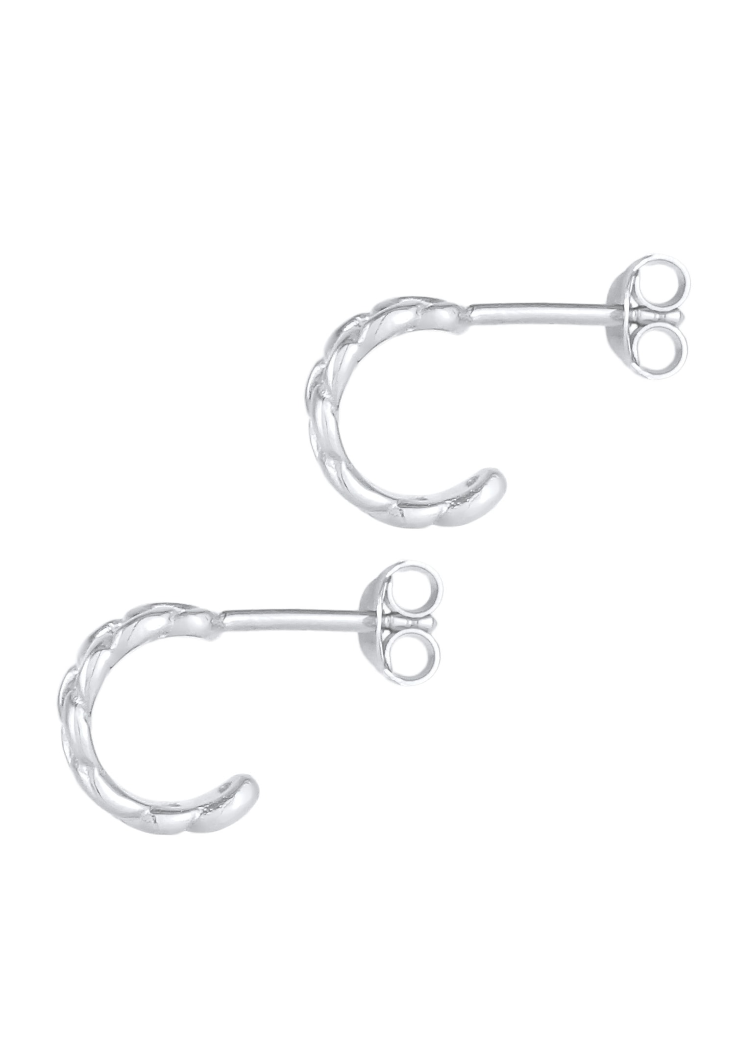 Elli Mini créole pour dames en 925/1000 argent massif
