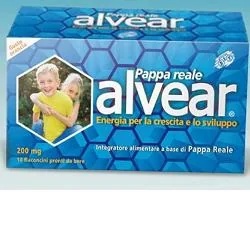 ALVEAR Complément alimentaire pour la croissance Alvear Junior à la gelée royale, saveur orange, 10 bouteilles