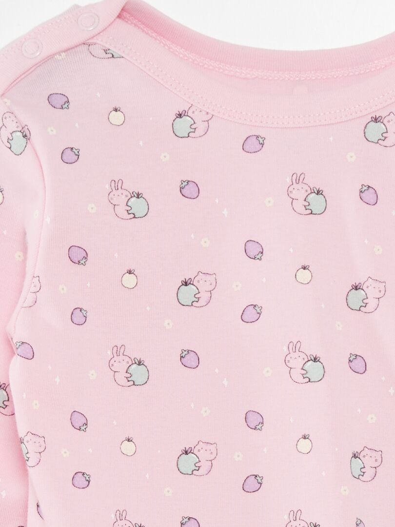 2-delige pyjamaset (t-shirt + broek) - ROZE