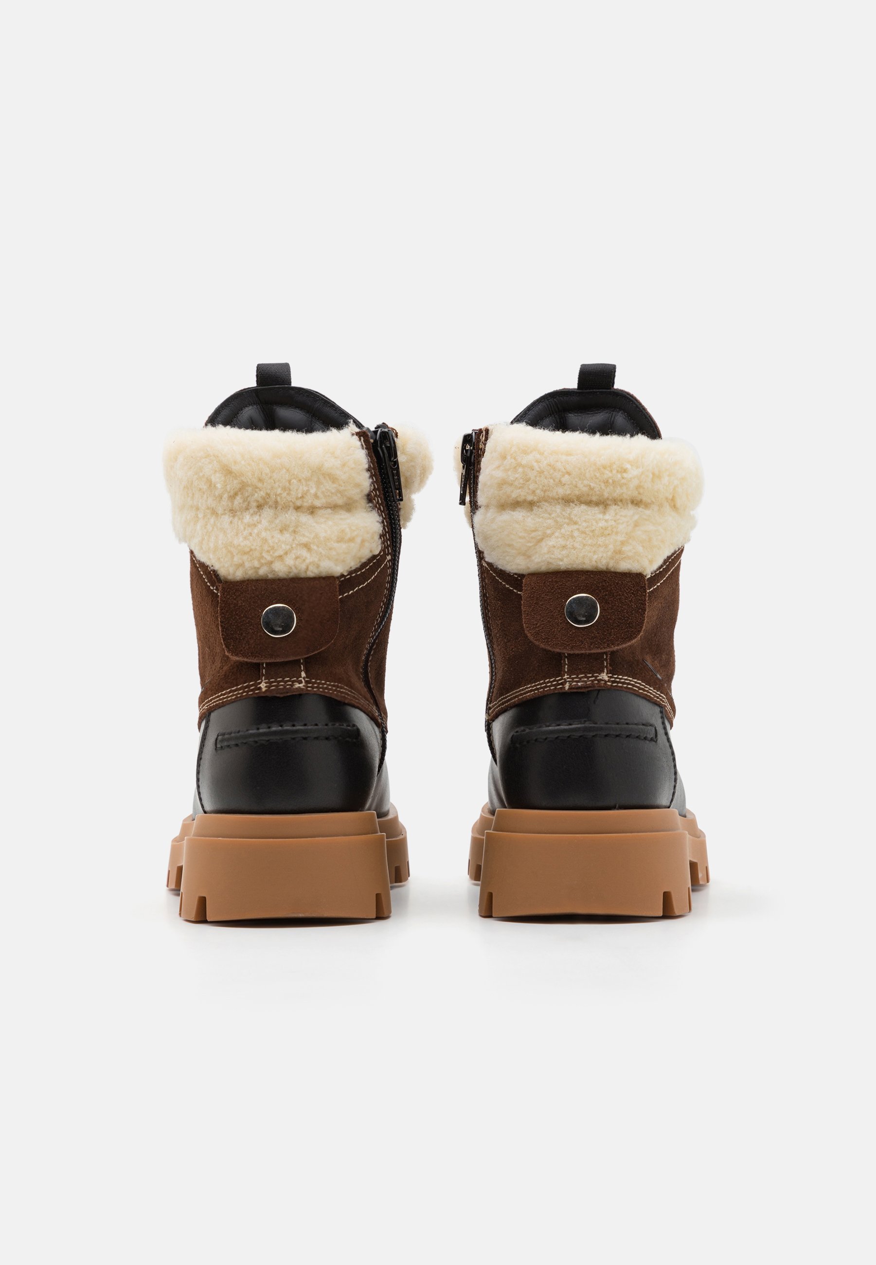 Dsquared2 UNISEXE - Bottines à lacets - noir/marron
