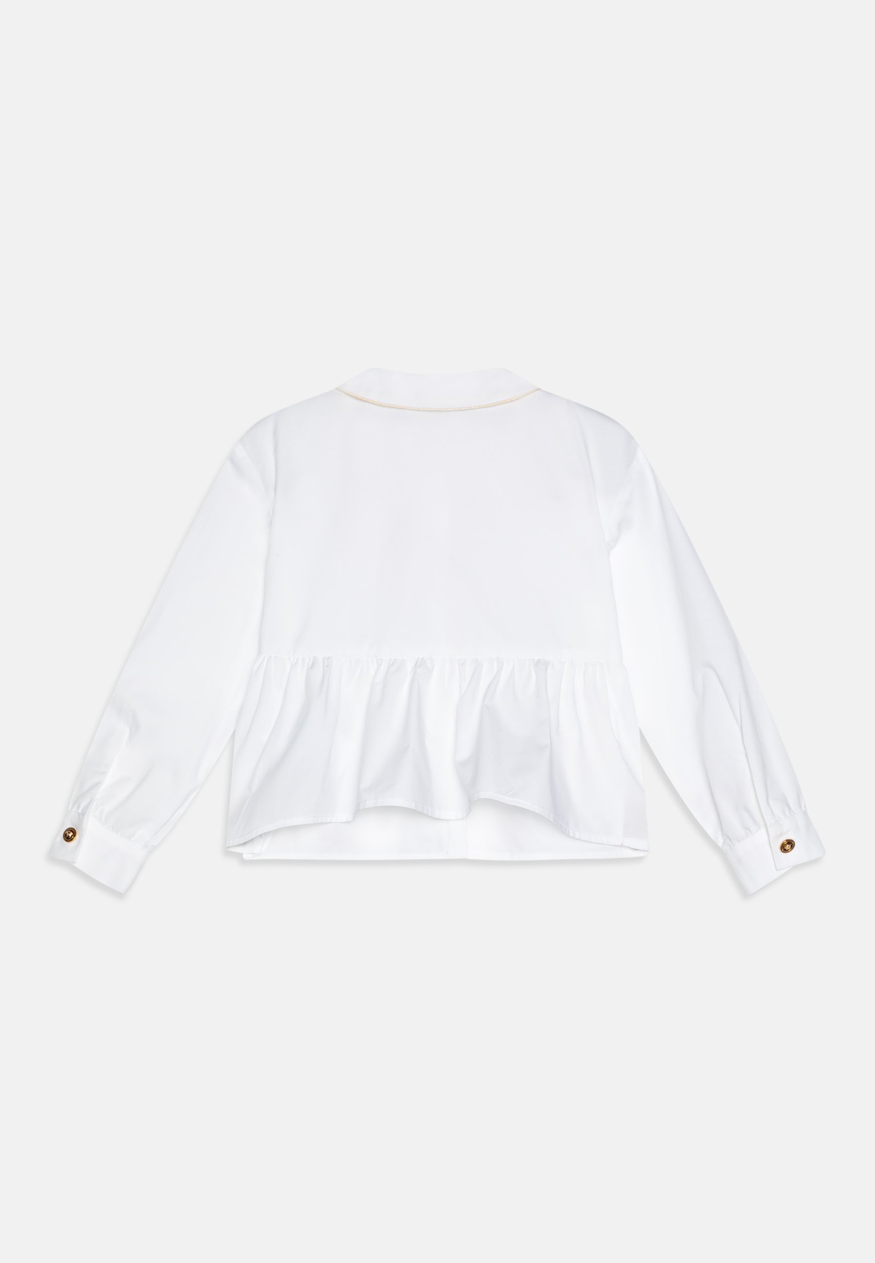 BABY INFORMAL SHIRT MIX CREPE - Bluse - white/goldVersace