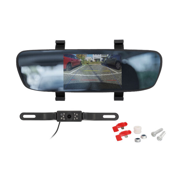 Câmera de ré no espelho retrovisor SR5