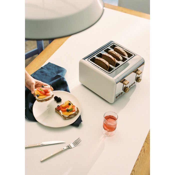 Grille-pain - Create - TOAST RETRO - 1500W - Fentes larges - Style rétro