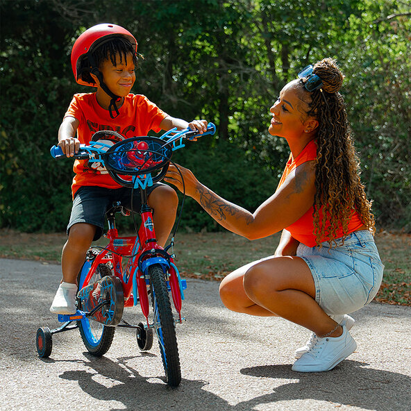 Spider-Man children's bicycle, 16