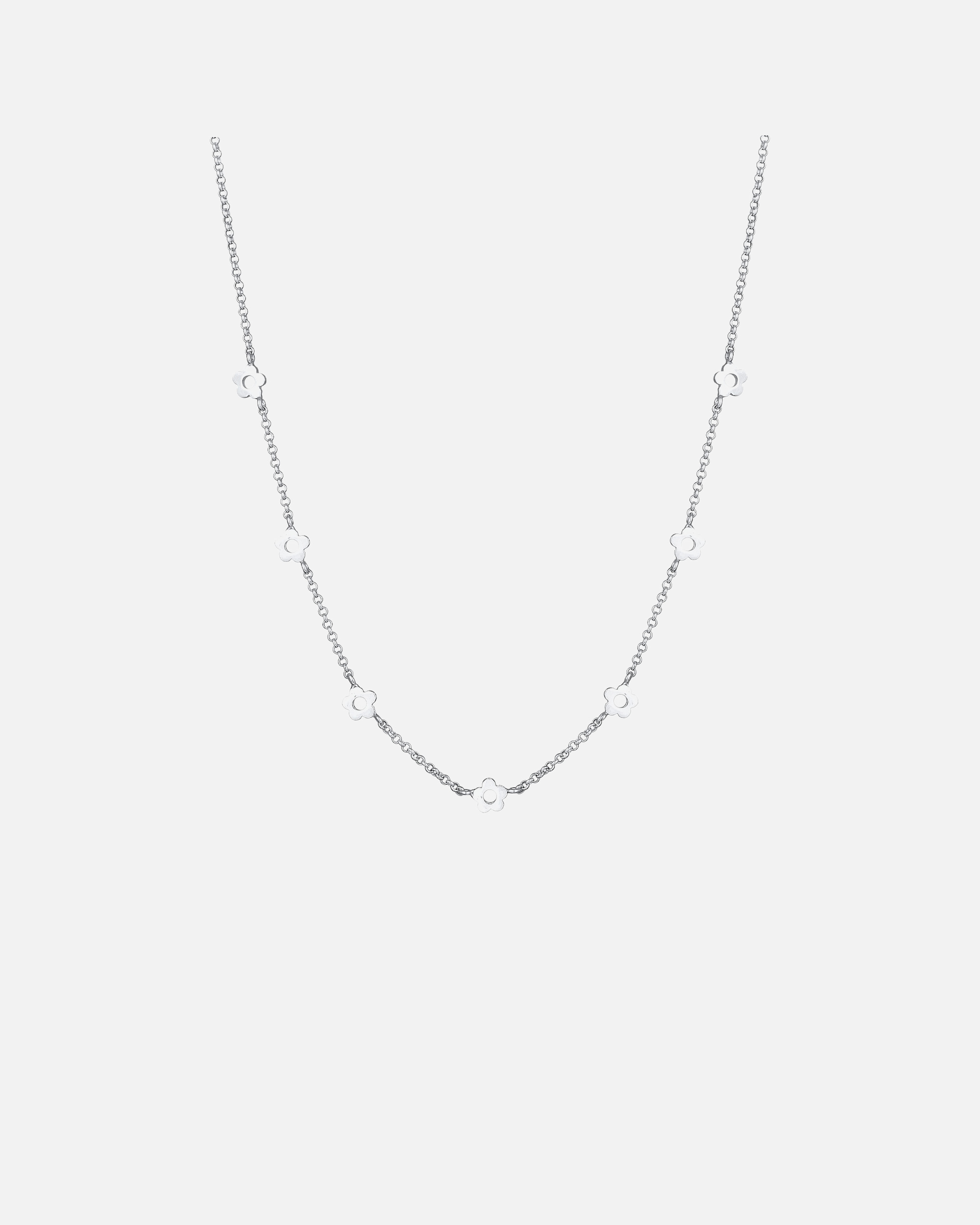 Elli Enfants Motif Pendentif Fleurs en Argent Sterling 925