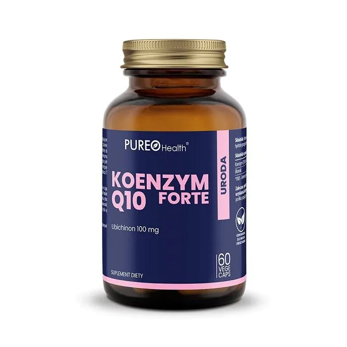 Pureo Health Koenzym Q10 Forte, Ubichinon 100 mg, Kapsułki