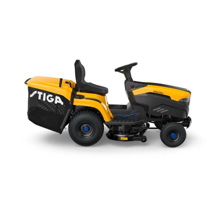 STIGA 584E ESTATE TAGLIAERBA A BATTERIA, 48V 40AH, 84CM – 3 MODALITÀ (STANDARD/ECO/BOOST), CESTINO DI RACCOLTA ERBA DA 240L – PRATI FINO A