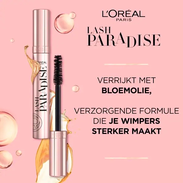 „L'Oréal Paris Lash Paradise 02 Extra Black“ blakstienų tušas