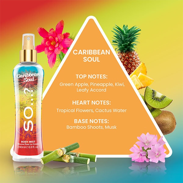 SO? Caribbean Soul Körperspray 200 ml