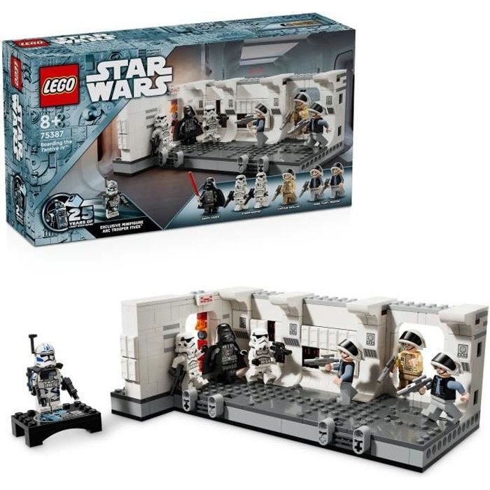 LEGO® Star Wars 75387 Tantive IV:n kyytiin nousu, rakennuslelu, ajoneuvo