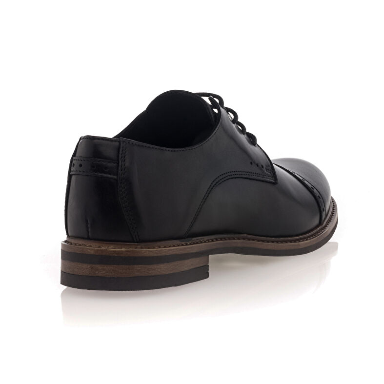 Schwarze Schnürschuhe für Damen / Derby-Schuhe