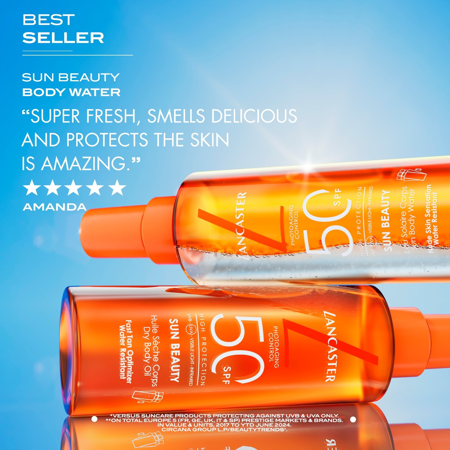 Lancaster Sun Beauty Suchy olejek do ciała SPF 30 - 150 ml