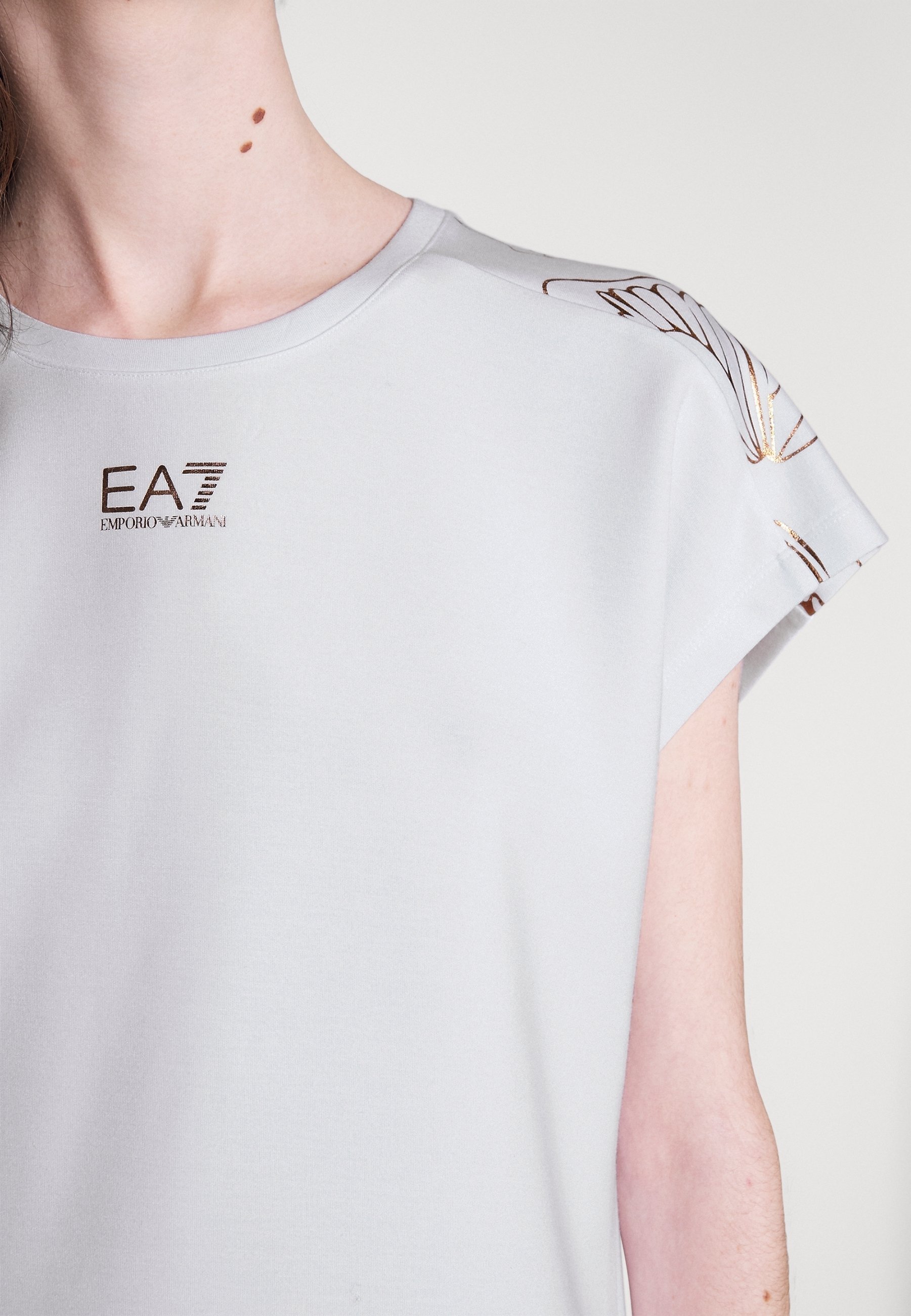 EA7 Emporio Armani Jerseykleid - weiß