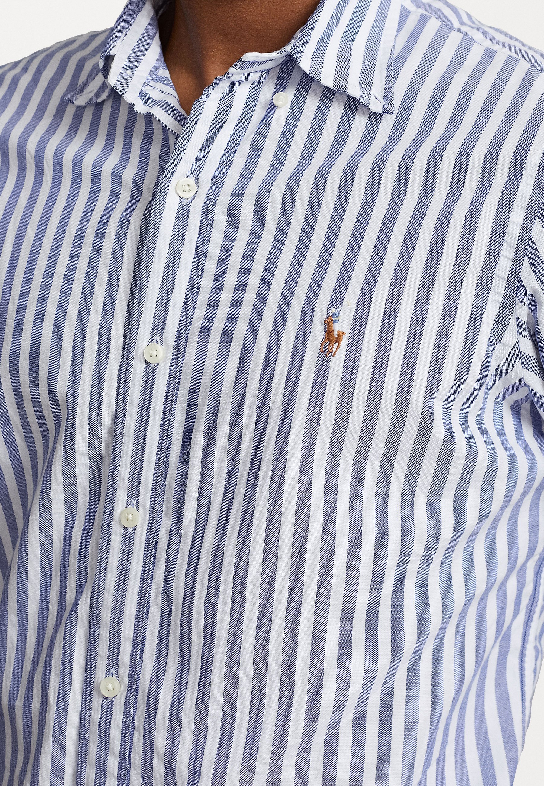 Polo Ralph Lauren gestreept Oxford-shirt - Shirt - koninklijk/wit
