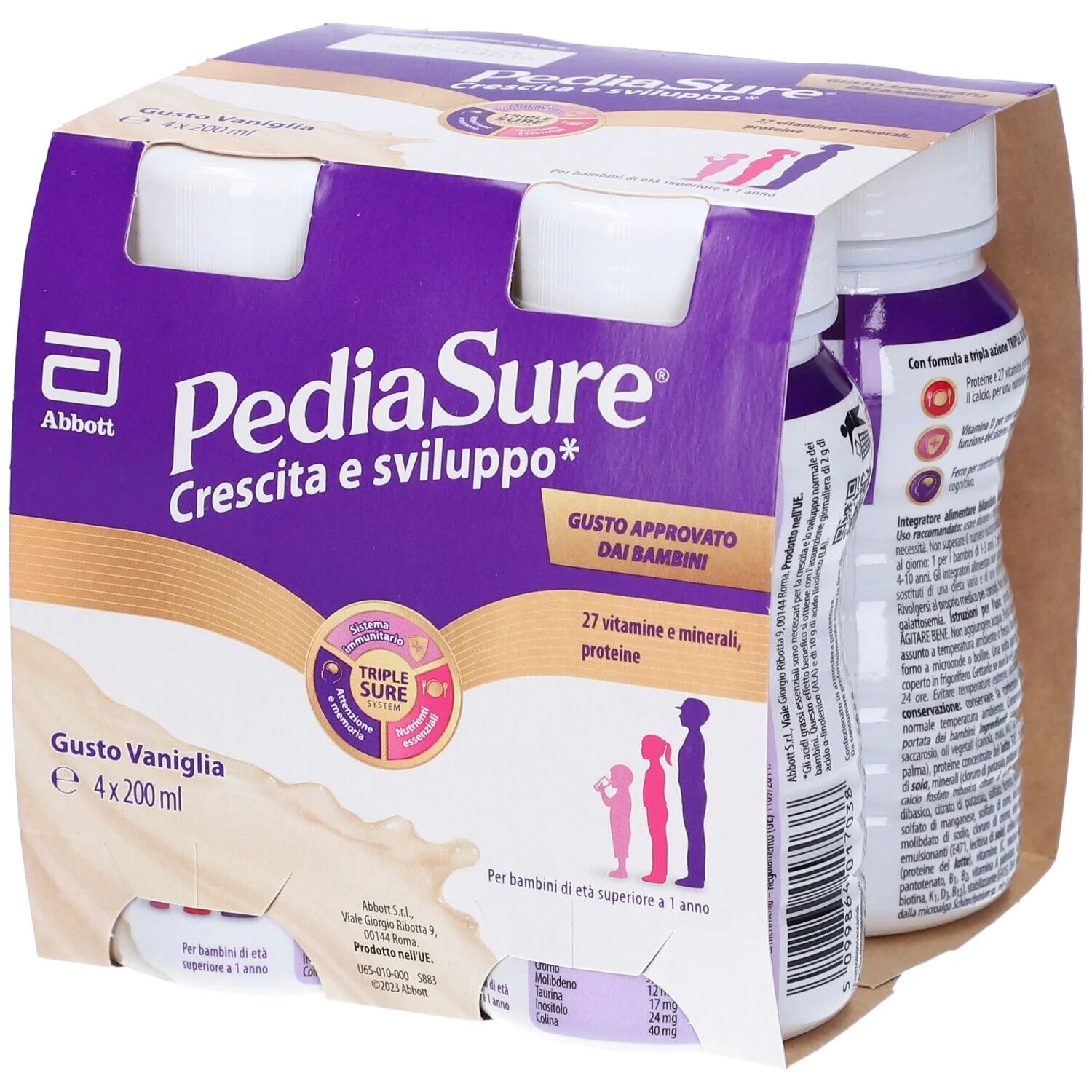Fórmula líquida sem glúten ABBOTT Pediasure