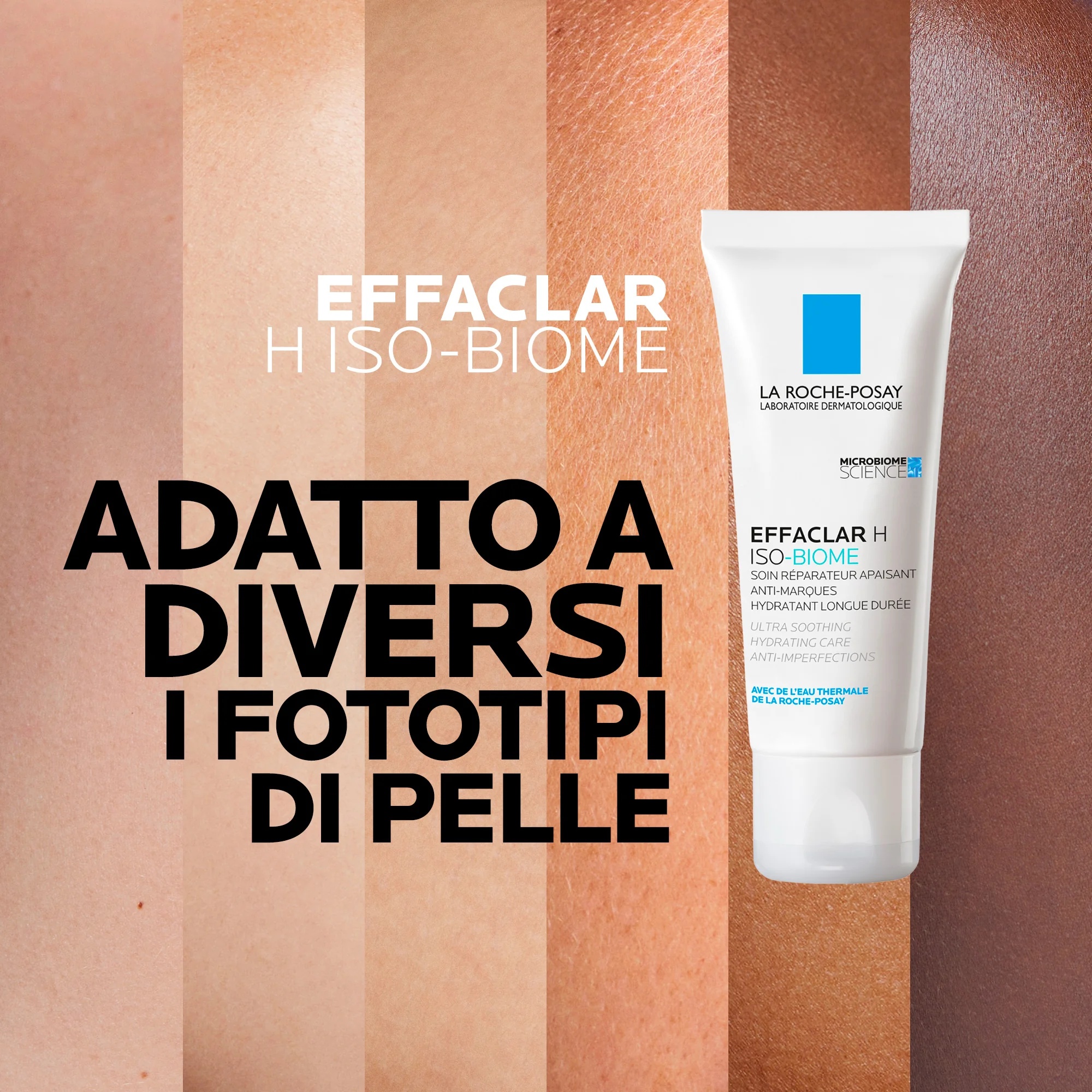 LA ROCHE POSAY La Roche Posay Effaclar H Iso Biome crème 40 ml Aide à réduire les imperfections cutanées