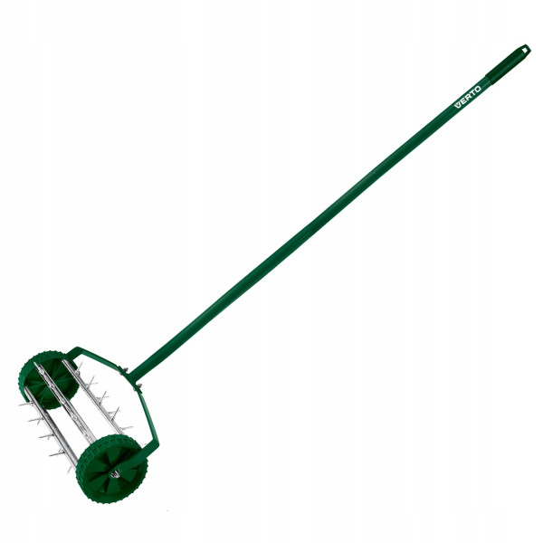 Aerator ręczny, wertykulator walcowy do trawy 27 kolcy średnica 15cm VERTO