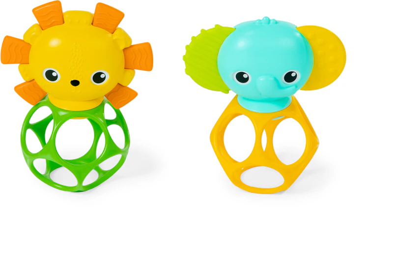 Mordedor Bright Starts Soother Pals™ de fácil manuseio