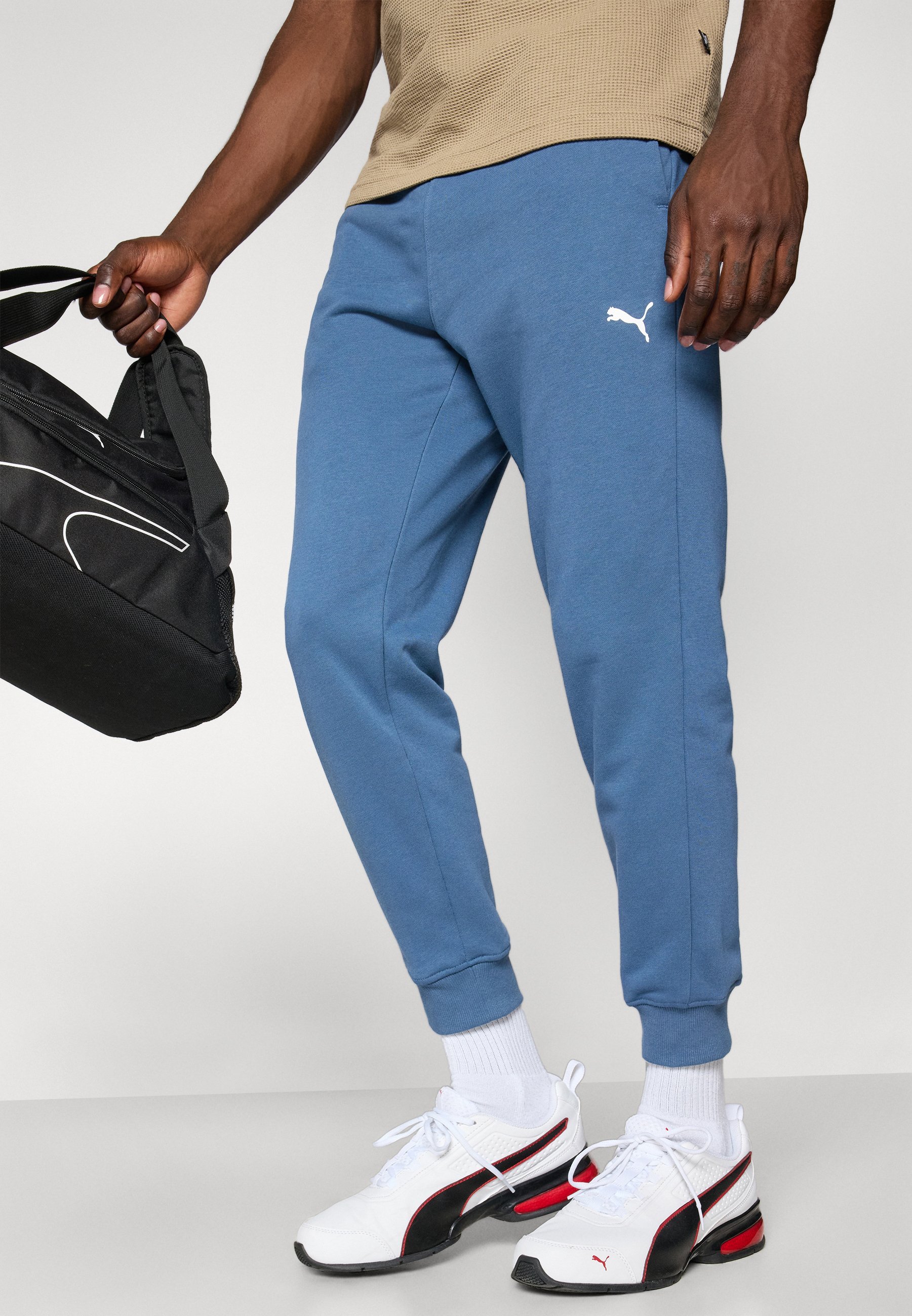 Puma ESSENTIALS FRENCH JOGGER - Pantaloni della tuta - indaco scuro