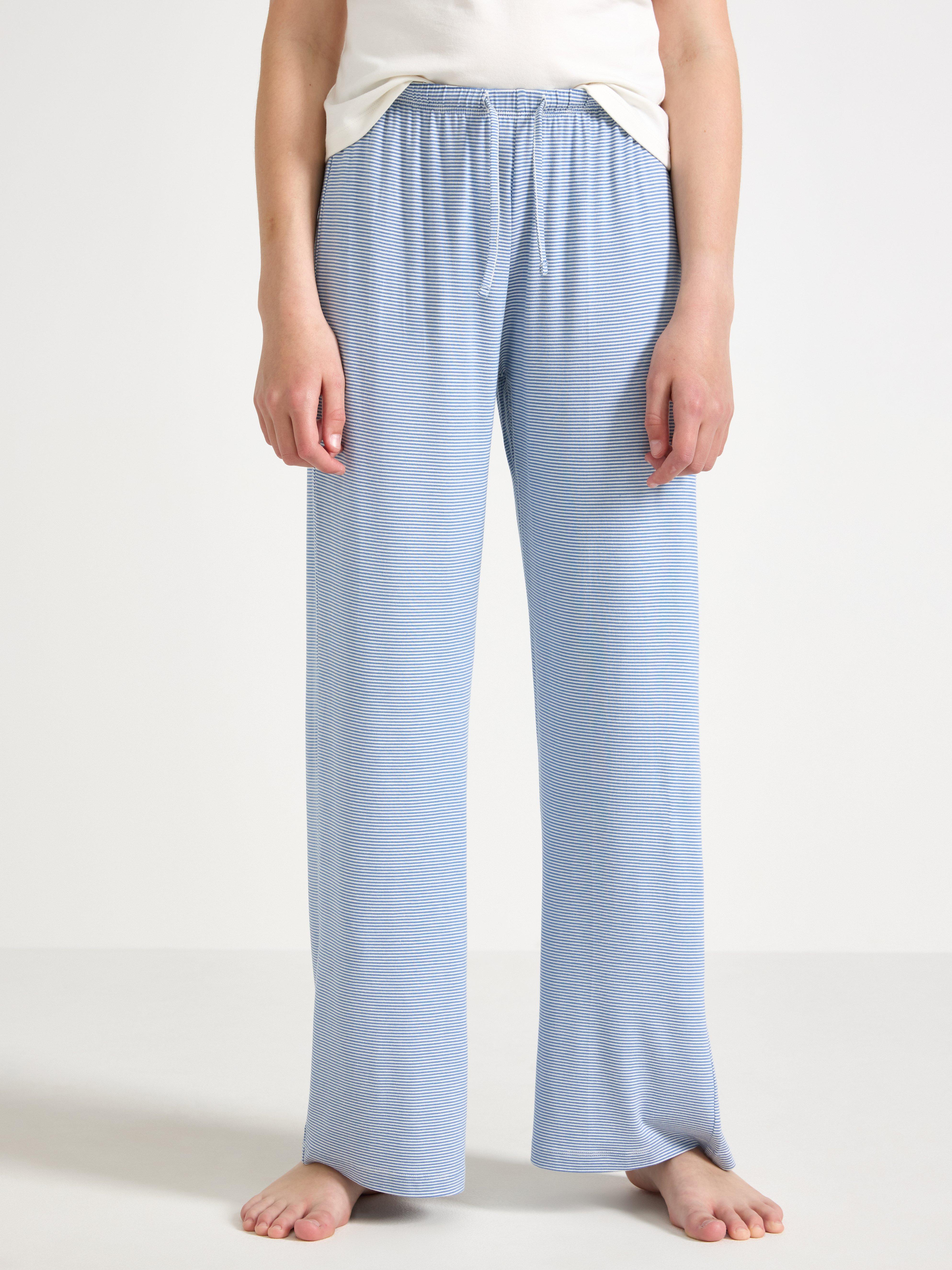 Pyjamasbyxor světle modrá